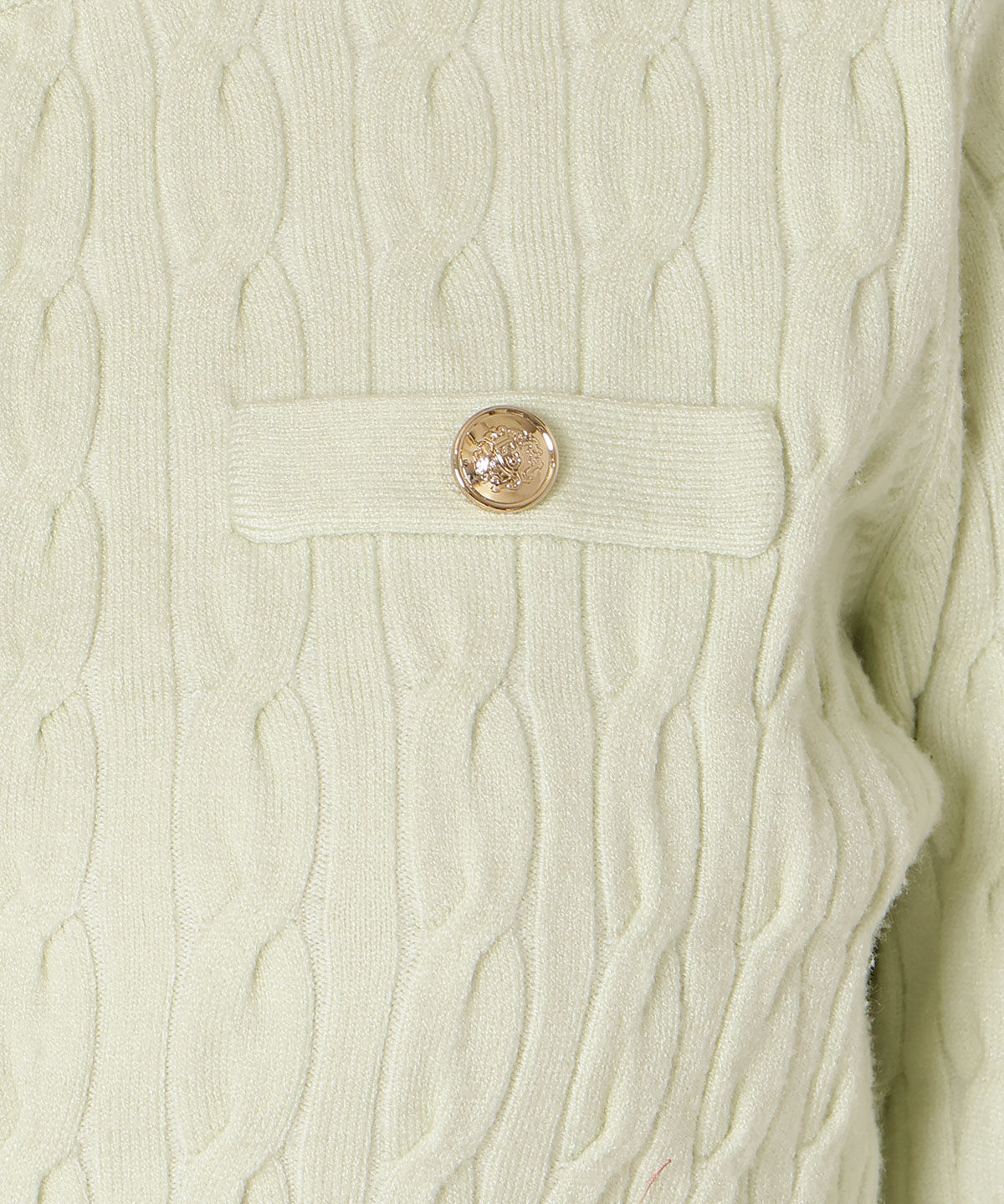 WILLSELECTION「フリルレイヤードケーブルニット」|ニット・セーター|