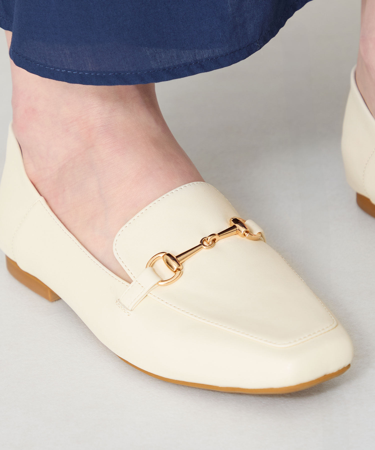 WA Oriental TRaffic「【WEB限定】ビットモチーフ バブーシュ ローファー /R-4010 通勤靴 ビットローファー フラット」|パンプス|