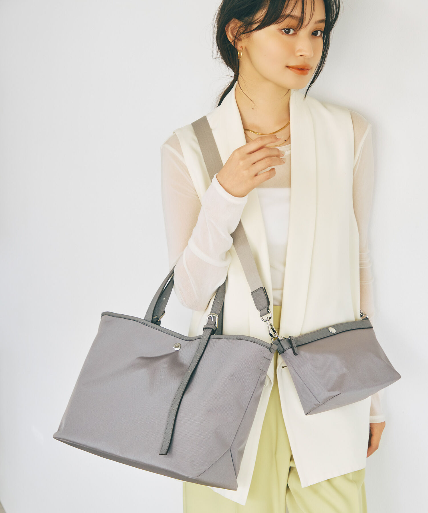 TOPKAPI BREATH「【Breath TOPKAPI】撥水 2way A4 トートバッグ / ミニポーチセット」|トートバッグ|