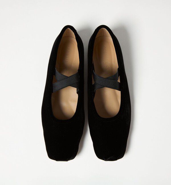 ODETTE E ODILE「【WEB限定】クロスベルトバレエ フラット10■&uarr;」|バレエシューズ|