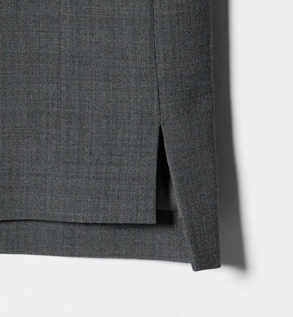 UNITED ARROWS「スリット ノーカラー ベスト ‐ウォッシャブル‐」|ベスト・ジレ|