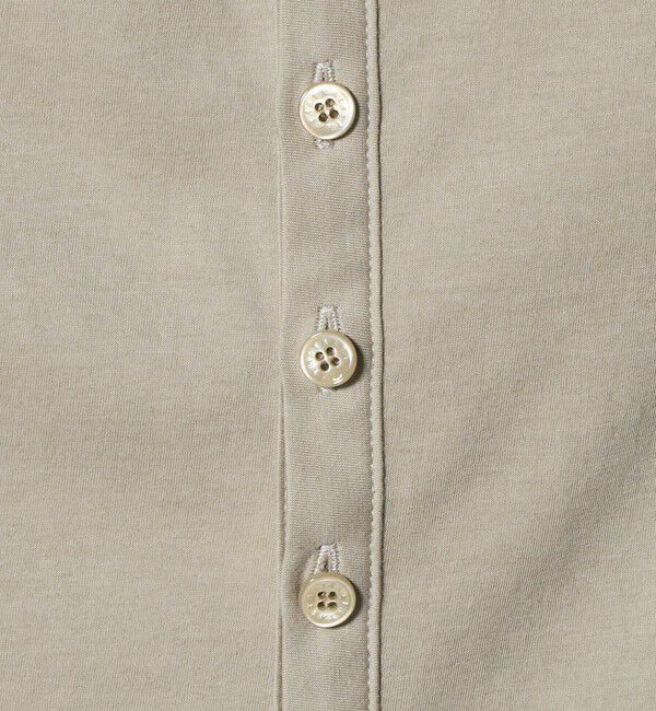 ASTRAET「＜ASTRAET＞ハイゲージ テンジク  ボタン Uネックベスト」|Tシャツ・カットソー|