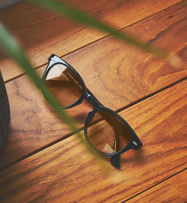 UNITED ARROWS green label relaxing「GLR ウェリントン ファッション用グラス」|メガネ|MD.BROWN