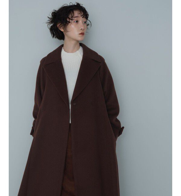 EMMEL REFINES＞EM ベルテッド フレア ロングコート（EMMEL REFINES