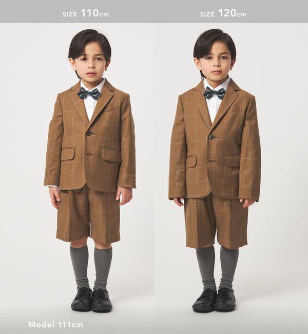 UNITED ARROWS green label relaxing「ウィンドペン チェック ショートパンツ / キッズ 110cm-130cm」|スーツ|