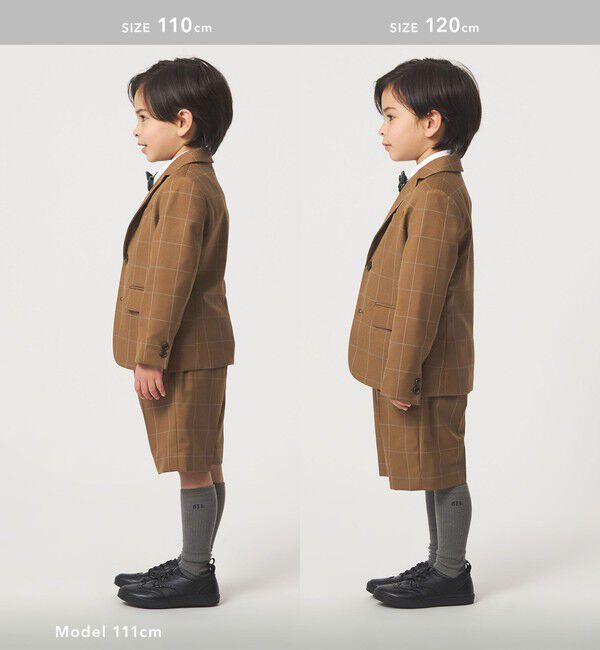 UNITED ARROWS green label relaxing「ウィンドペン チェック ショートパンツ / キッズ 110cm-130cm」|スーツ|