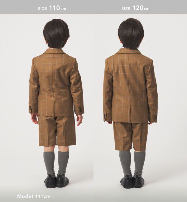 UNITED ARROWS green label relaxing「ウィンドペン チェック ショートパンツ / キッズ 110cm-130cm」|スーツ|