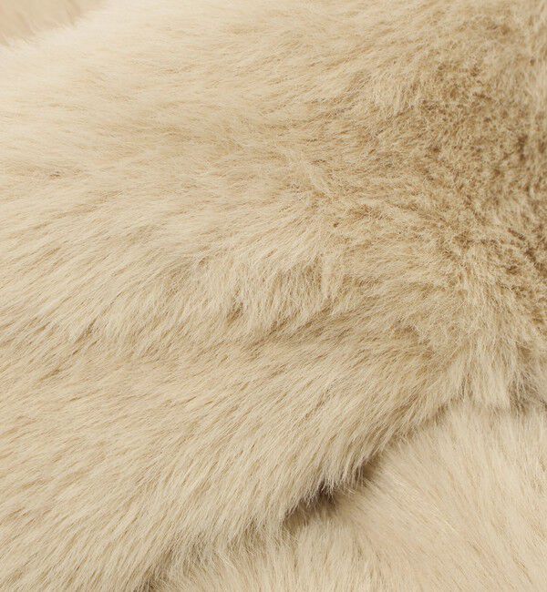 UNITED ARROWS green label relaxing「フェイクファー フラワーモチーフ マフラー」|マフラー|