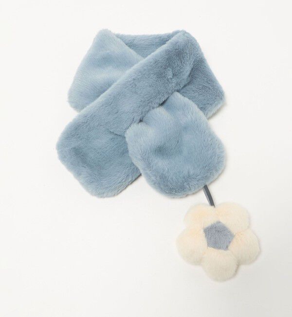 UNITED ARROWS green label relaxing「フェイクファー フラワーモチーフ マフラー」|マフラー|COBALT