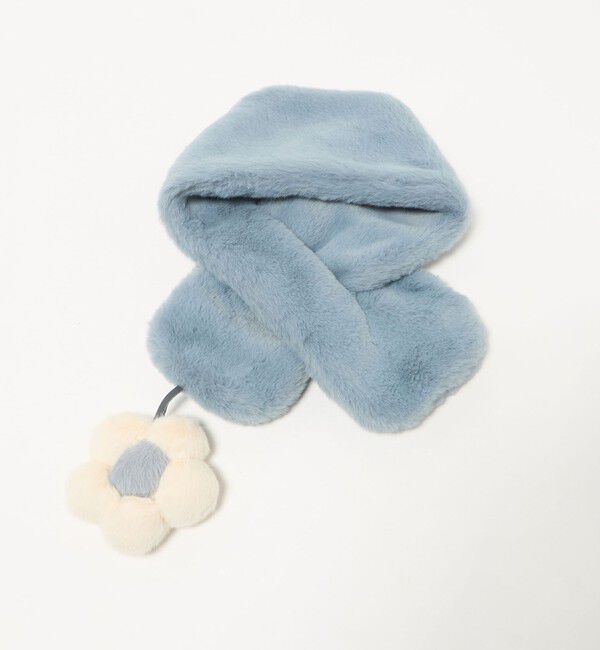 UNITED ARROWS green label relaxing「フェイクファー フラワーモチーフ マフラー」|マフラー|