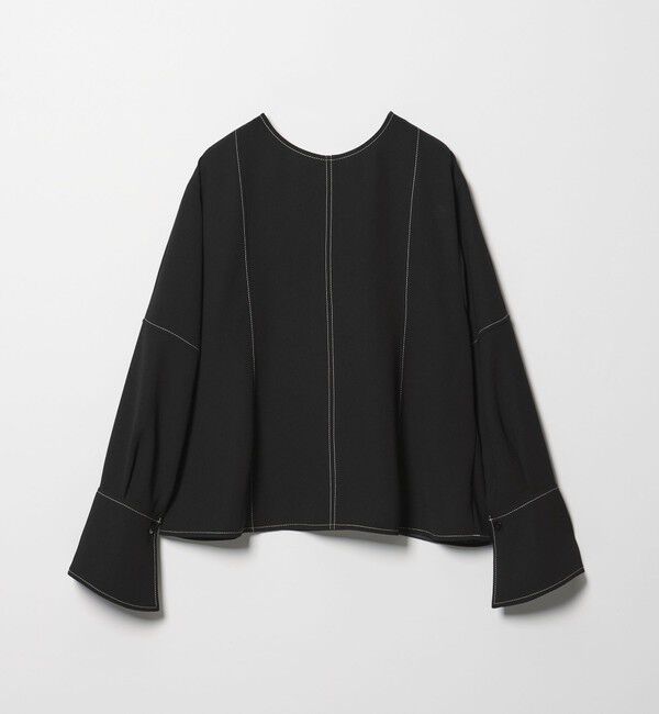 EMMEL REFINES「＜EMMEL REFINES＞EM ステッチ2WAY ジップ ブラウス」|シャツ・ブラウス|