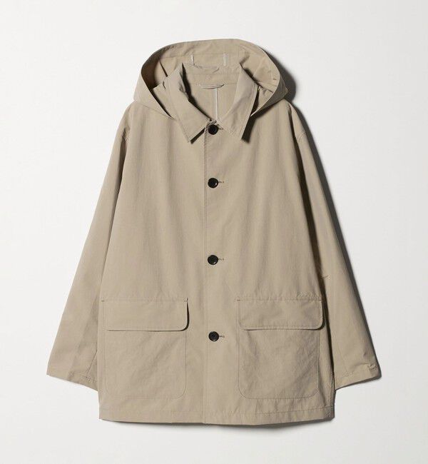UNITED ARROWS green label relaxing「DICROS ミドル フード ステンカラー コート -撥水-」|ステンカラーコート|