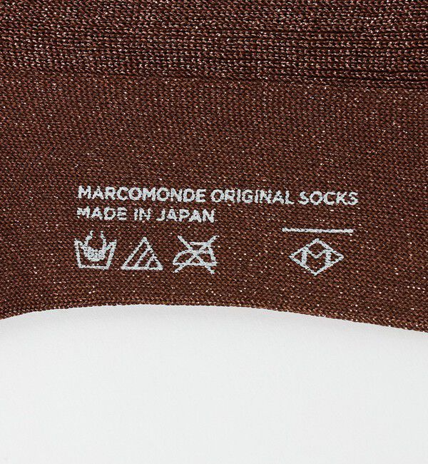 BEAUTY&YOUTH UNITED ARROWS「＜MARCOMONDE＞グリッター リブ ソックス」|ソックス|