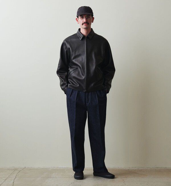 STEVEN ALAN「＜Steven Alan＞ 13.5oz デニム インツープリーツ ドレス トラウザーズ」|デニム|