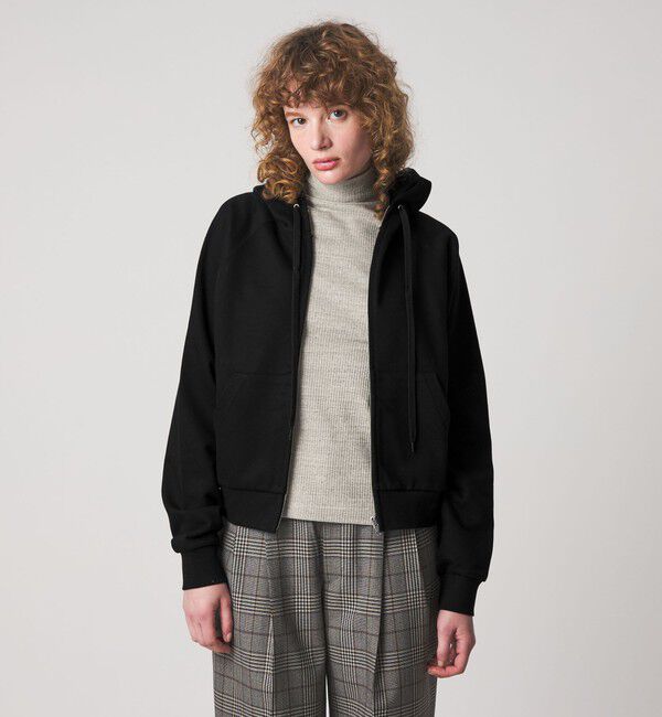 STEVEN ALAN「＜Steven Alan＞コンパクト スウェット パーカー」|パーカー|BLACK