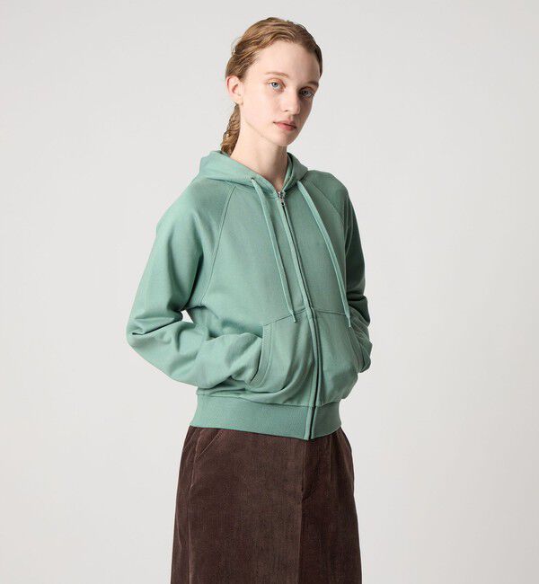 STEVEN ALAN「＜Steven Alan＞コンパクト スウェット パーカー」|パーカー|LIME