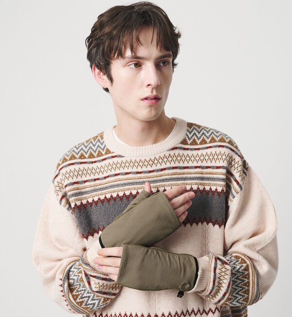 BEAUTY&YOUTH UNITED ARROWS「【別注】＜GOLDWIN＞フリース フィンガーレス グローブ」|手袋|