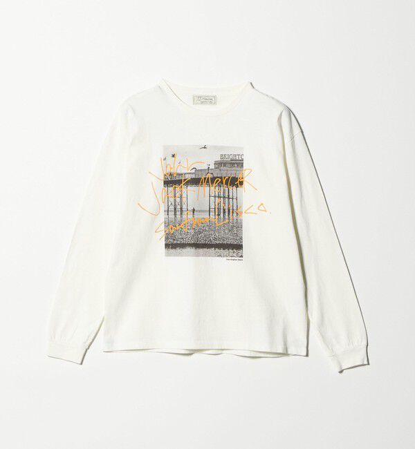 BEAUTY&YOUTH UNITED ARROWS「【別注】＜J.Jmercer＞プリント ロングスリーブTシャツ」|Tシャツ・カットソー|WHITE