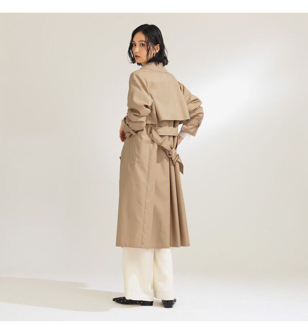 Demi-Luxe BEAMS 「ライト ツイル トレンチコート」|ダッフルコート|