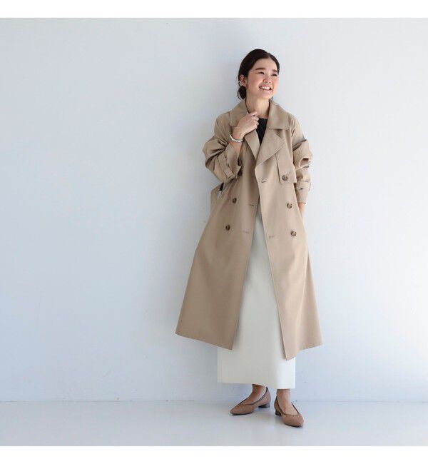 Demi-Luxe BEAMS 「ライト ツイル トレンチコート」|ダッフルコート|