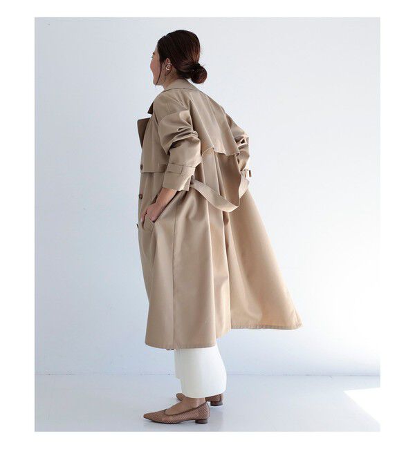 Demi-Luxe BEAMS 「ライト ツイル トレンチコート」|ダッフルコート|
