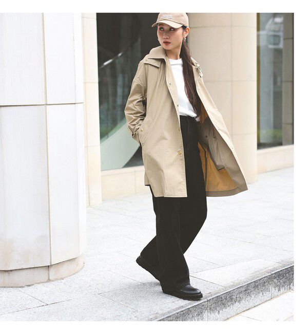 Demi-Luxe BEAMS 「Traditional Weatherwear / パッカブル MALTON フードコート」|ダッフルコート|FAWN