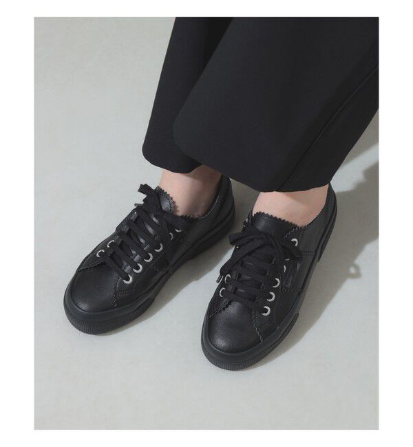 Demi-Luxe BEAMS 「PELLICO &times; SUPERGA / スニーカー」|スニーカー|BLACK