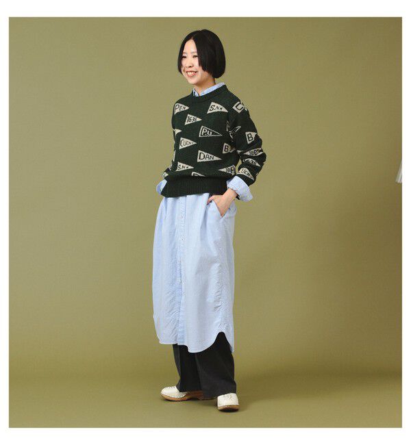 BEAMSBOY「ペナント ニット プルオーバー」|ニット・セーター|