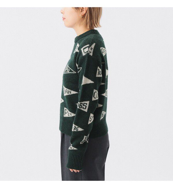 BEAMSBOY「ペナント ニット プルオーバー」|ニット・セーター|