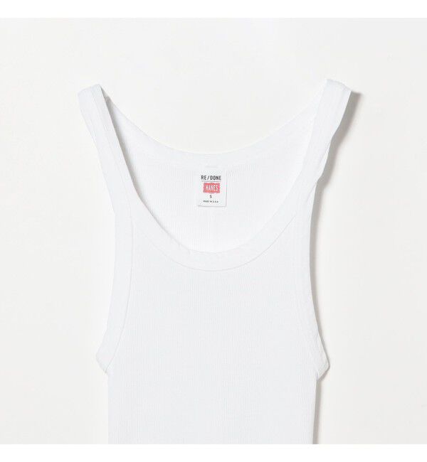 Demi-Luxe BEAMS 「RE/DONE / リブ タンクトップ」|Tシャツ・カットソー|