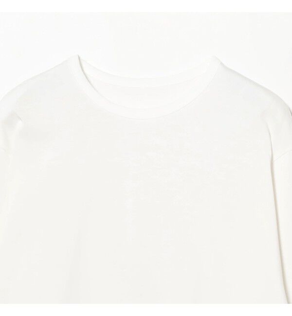 Demi-Luxe BEAMS 「コットンキュプラ ラウンドヘム ロングスリーブ Tシャツ」|Tシャツ・カットソー|