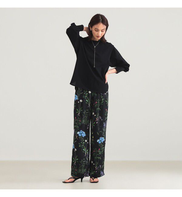 Demi-Luxe BEAMS 「コットンキュプラ ラウンドヘム ロングスリーブ Tシャツ」|Tシャツ・カットソー|