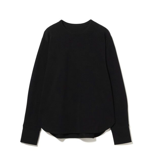 Demi-Luxe BEAMS 「コットンキュプラ ラウンドヘム ロングスリーブ Tシャツ」|Tシャツ・カットソー|