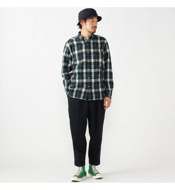 BEAMS PLUS「BEAMS PLUS / 2プリーツ フランネル トラウザーズ」|その他|
