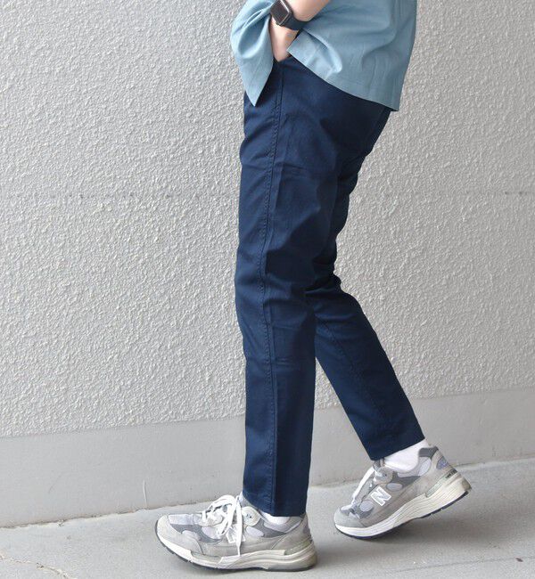 SHIPS any「SHIPS any: スリム テーパード ストレッチ チノ パンツ◇」|チノ|ネイビー