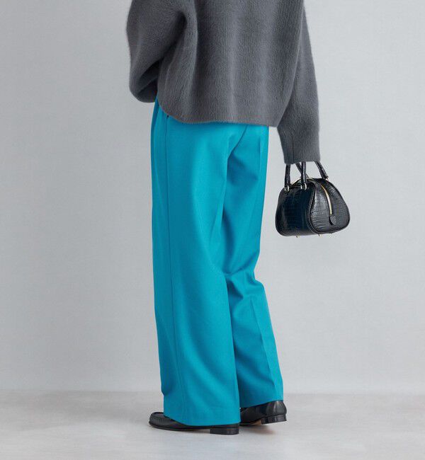 SHIPS for women「〈手洗い可能〉2タックワイドパンツ◇」|その他|