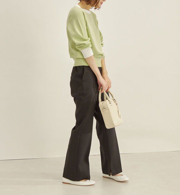 SHIPS for women「〈手洗い可能〉コットン 配色 バックボタン プルオーバー◇」|ニット・セーター|