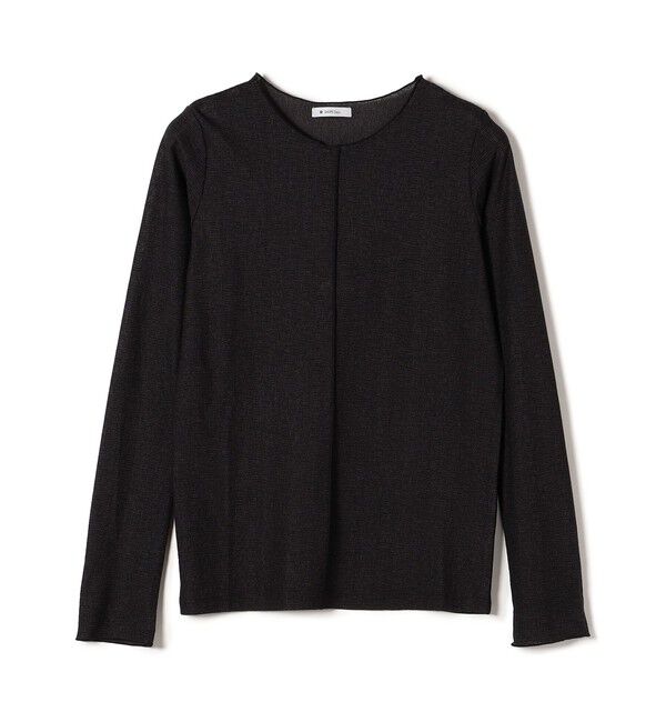 SHIPS Days「SHIPS Days:〈洗濯機可能〉シュリンク クルーネック プルオーバー」|Tシャツ・カットソー|ブラック