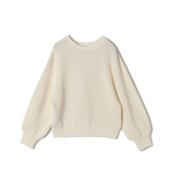SHIPS for women「〈手洗い可能〉ペーパー コットン ワイド プルオーバー」|ニット・セーター|