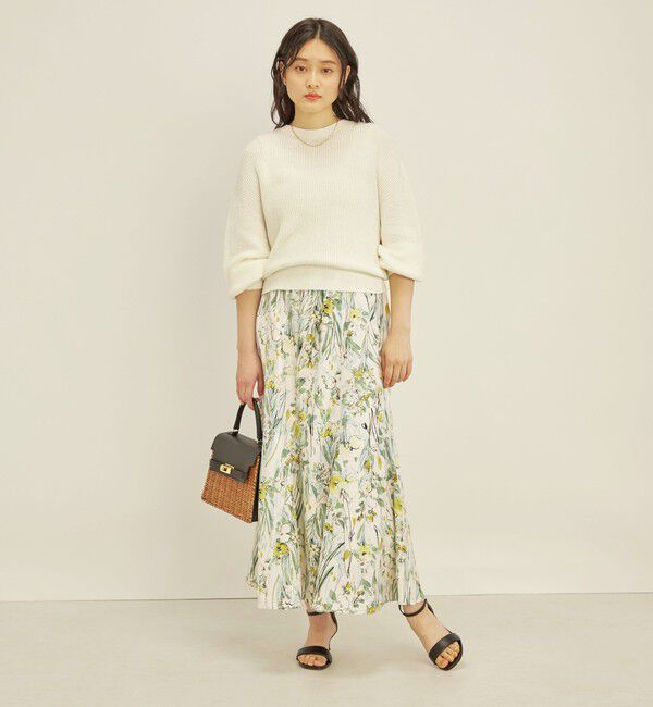 SHIPS for women「〈手洗い可能〉ペーパー コットン ワイド プルオーバー」|ニット・セーター|