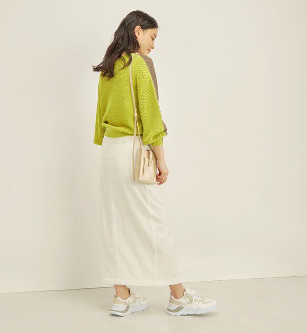 SHIPS for women「〈手洗い可能〉ペーパー コットン ワイド プルオーバー」|ニット・セーター|