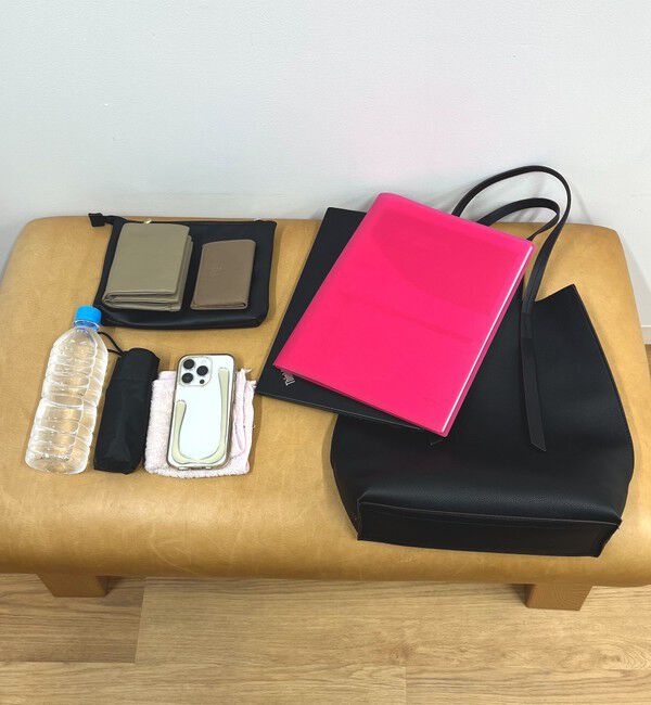 SHIPS any「SHIPS any: ポーチ付き バイカラー A4 トート バッグ」|トートバッグ|