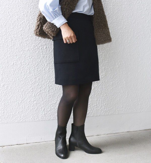 SHIPS for women「〈手洗い可能〉ニードル ストレッチ サイド ポケット ミニ スカート ◇」|スカート|