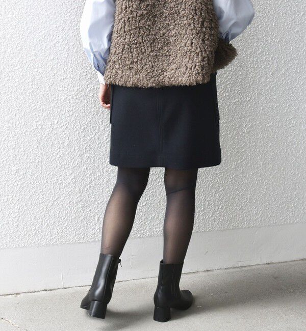 SHIPS for women「〈手洗い可能〉ニードル ストレッチ サイド ポケット ミニ スカート ◇」|スカート|