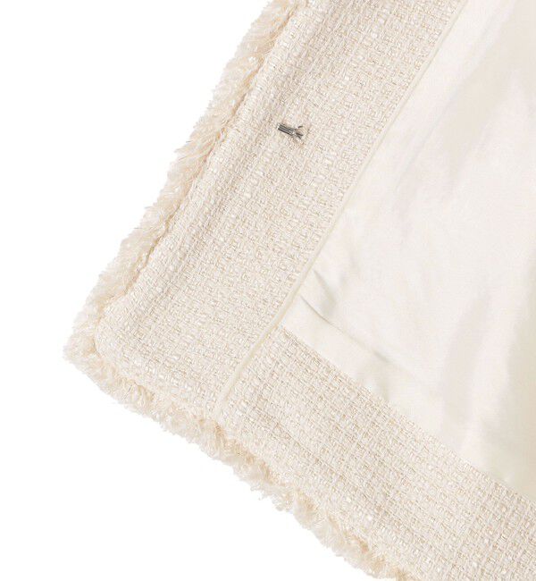 SHIPS for women「〈セレモニー対応可〉スラブ ツイード ノーカラー ジャケット（セットアップ対応）」|ノーカラージャケット|