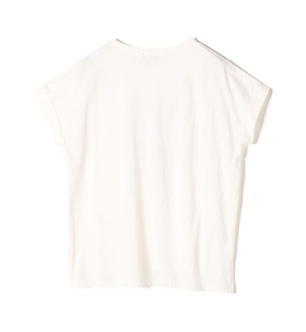 SHIPS for women「【WEB限定】〈手洗い可能〉バリエーション ロゴ 刺繍 プリントTEE」|Tシャツ・カットソー|