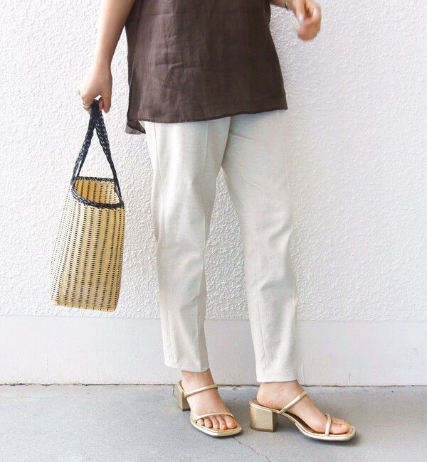 SHIPS for women「〈手洗い可能／UVカット〉ドライ オックス テーパード パンツ」|その他|