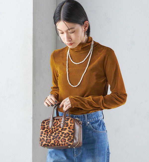 SHIPS for women「〈手洗い可能〉フロッキ― チュール タートルネック」|Tシャツ・カットソー|