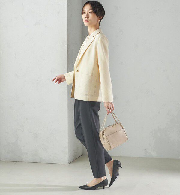 SHIPS for women「〈手洗い可能〉タック テーパード パンツ（セットアップ対応）」|その他|