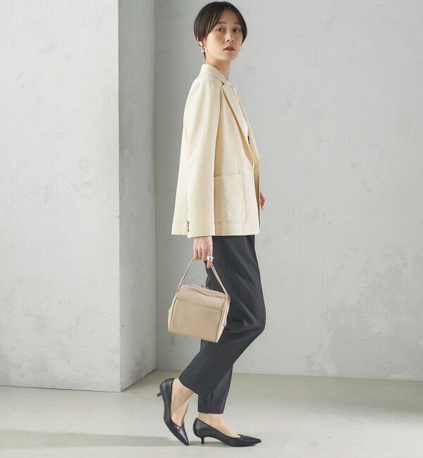 SHIPS for women「〈手洗い可能〉タック テーパード パンツ（セットアップ対応）」|その他|